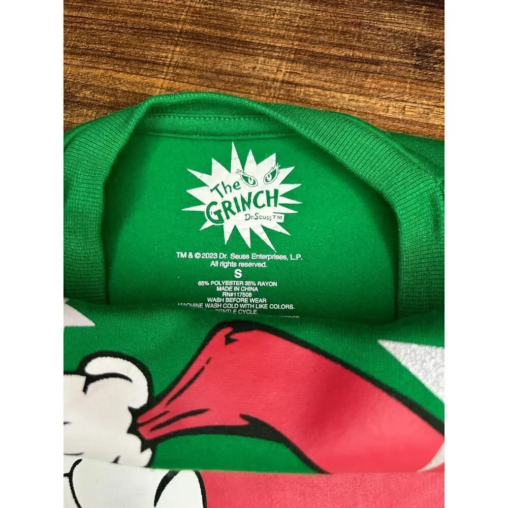 THE GRINCH-DR SEUSS Girl’s 2 piece Sweatsuit / Size: Small